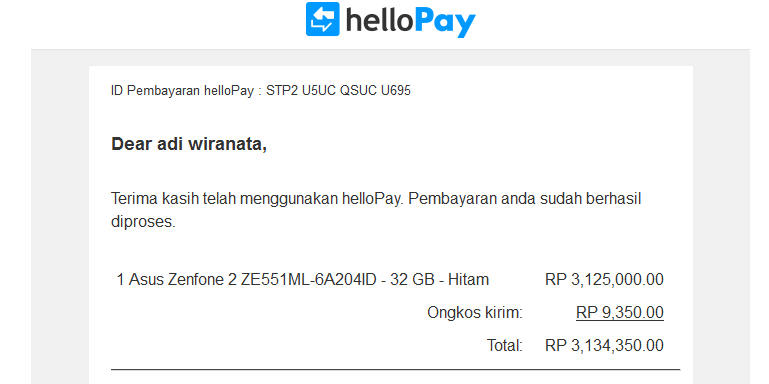 HELLOPAY jasa bayar tapi tidak bayar! MALING