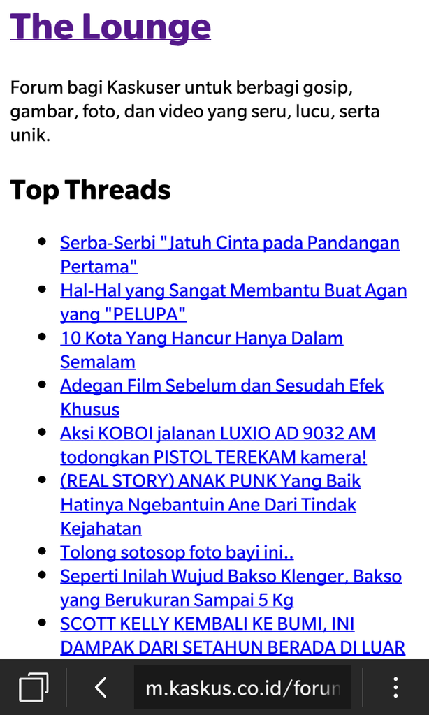 Tampilan Mobile kaskus Error!!