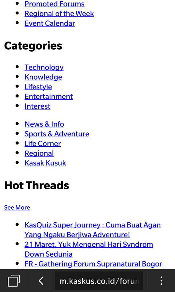 Tampilan Mobile kaskus Error!!