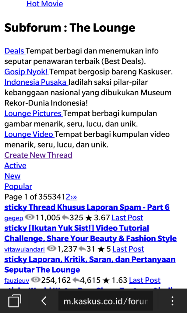 Tampilan Mobile kaskus Error!!