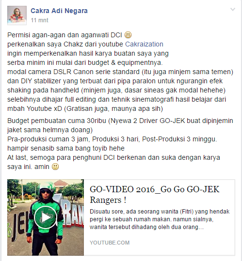 GOKIL ! Ketika GO-JEK Diangkat Jadi Film Super Hero Action-Comedy Gan ! &#91;With Video&#93;