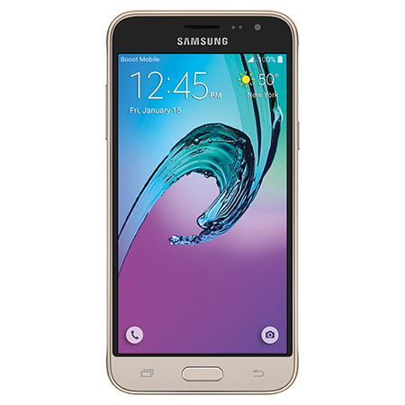 Samsung Galaxy J3 - 8GB ROM - Emas + Gratis Powerbank &amp; Tempered Glass - Pre-Order