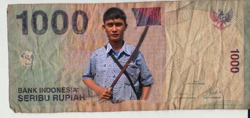 mata uang 1000 keluaran edisi demo taxi...