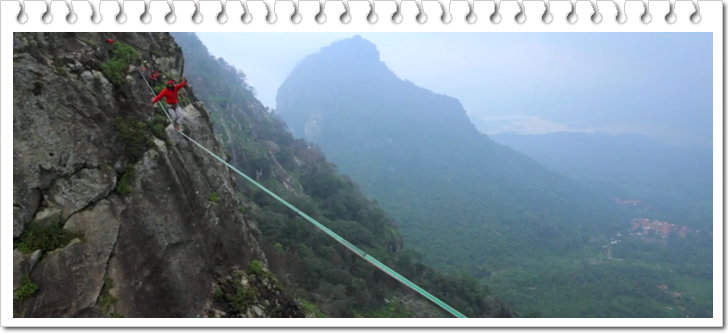 Sensasi Memecahkan Mountain Highline Pertama Kali di Indonesia