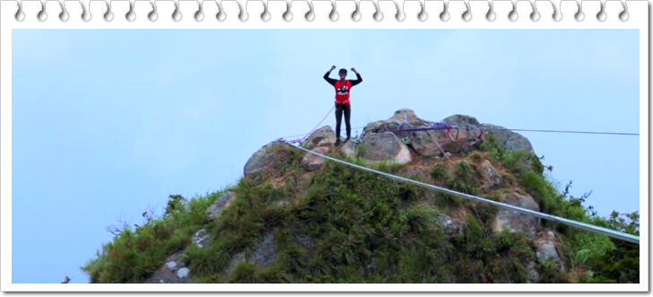 Sensasi Memecahkan Mountain Highline Pertama Kali di Indonesia