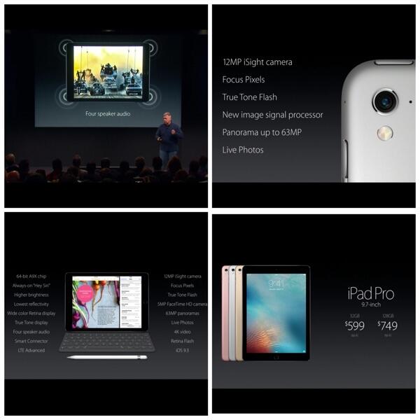 Iphone seri terbaru dan Ipad Pro 9.7&quot; resmi dirilis Apple