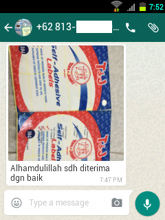Jasa Ketik & Print Label Surat Undangan