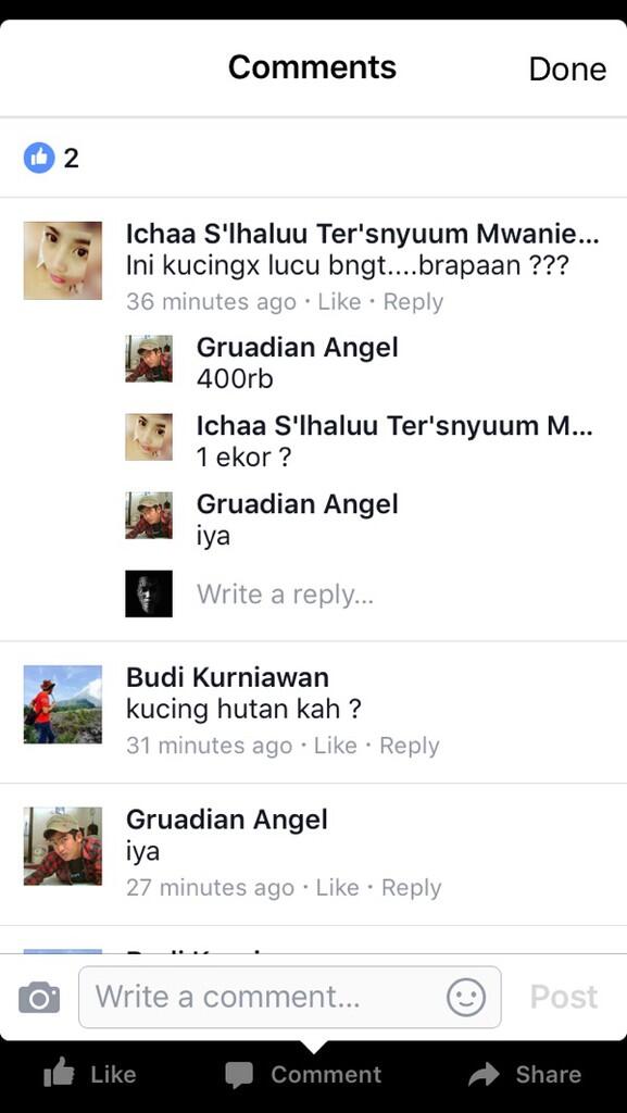 Hewan Dilindungi Diniagakan, Share It!!!