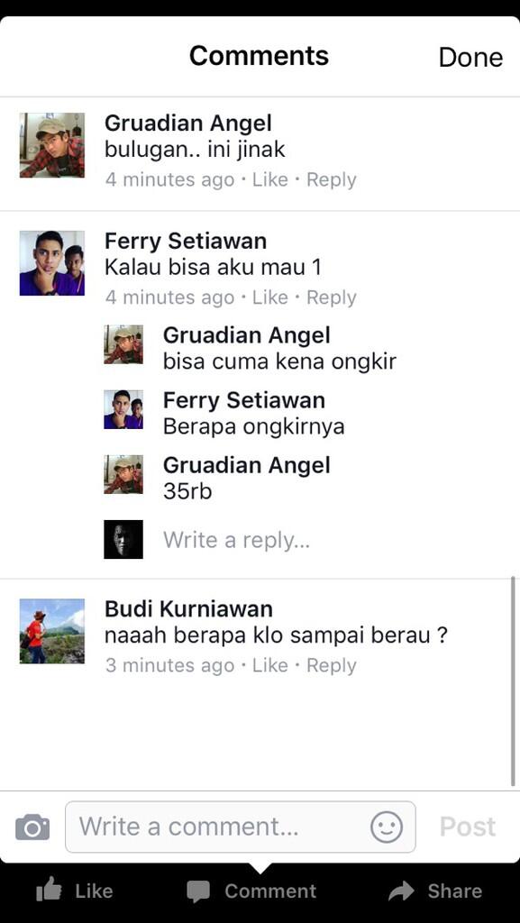 Hewan Dilindungi Diniagakan, Share It!!!