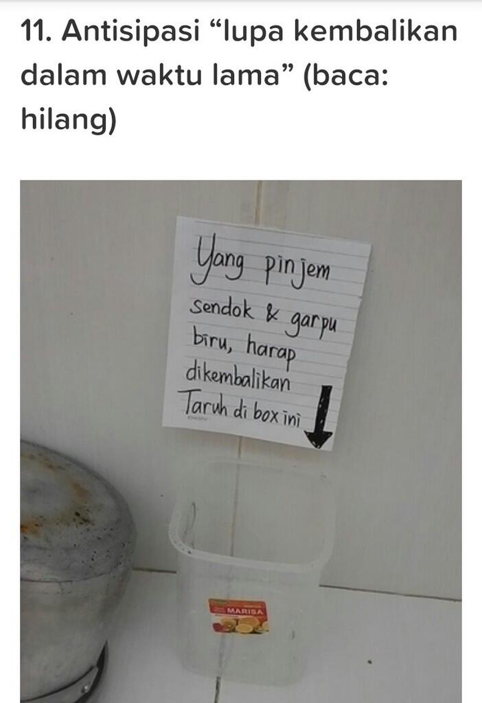 15 Gambar Yang &quot;Hanya&quot; Di Mengerti Anak Kost 