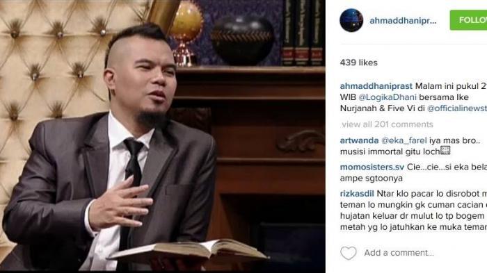Di Twitter, Ahmad Dhani sebut-sebut potong kelamin dan musisi "cecunguk" penguasa