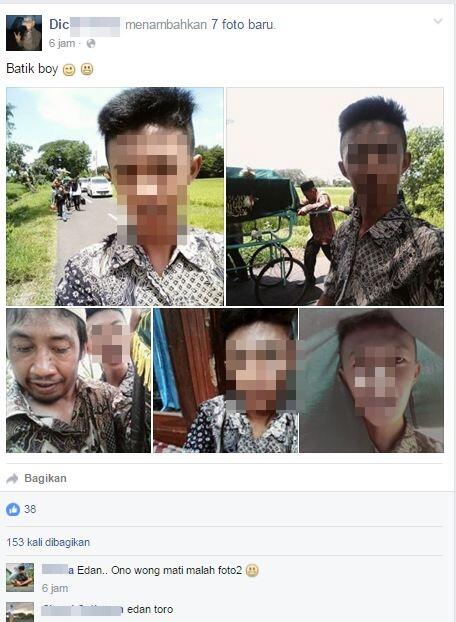 Selfie di depan iring-iringan pengantar jenazah, cowok ABG ini dibully netizen