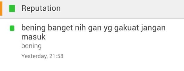 bening banget nih gan yg gakuat jangan masuk