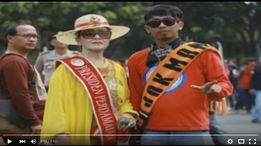 Presiden Perdamaian - Muncul saat aksi demo Taxi 