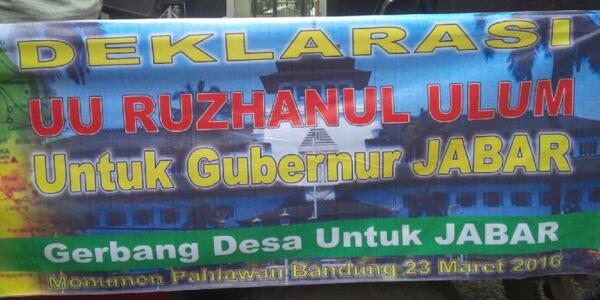 Baru 15 Menit Dilantik, Bupati Tasikmalaya Deklarasikan Maju Pilgub Jabar