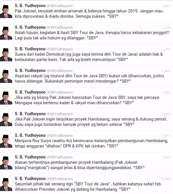 pakar mantan menjawab curhatan pak SBY