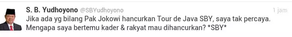 pakar mantan menjawab curhatan pak SBY