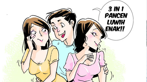 Donjuan 10 tahun THREESOME bareng Karin dan Sephia