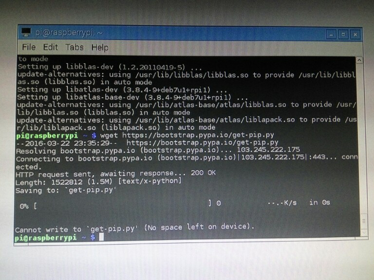 Trouble instal opencv di raspberry pi 2