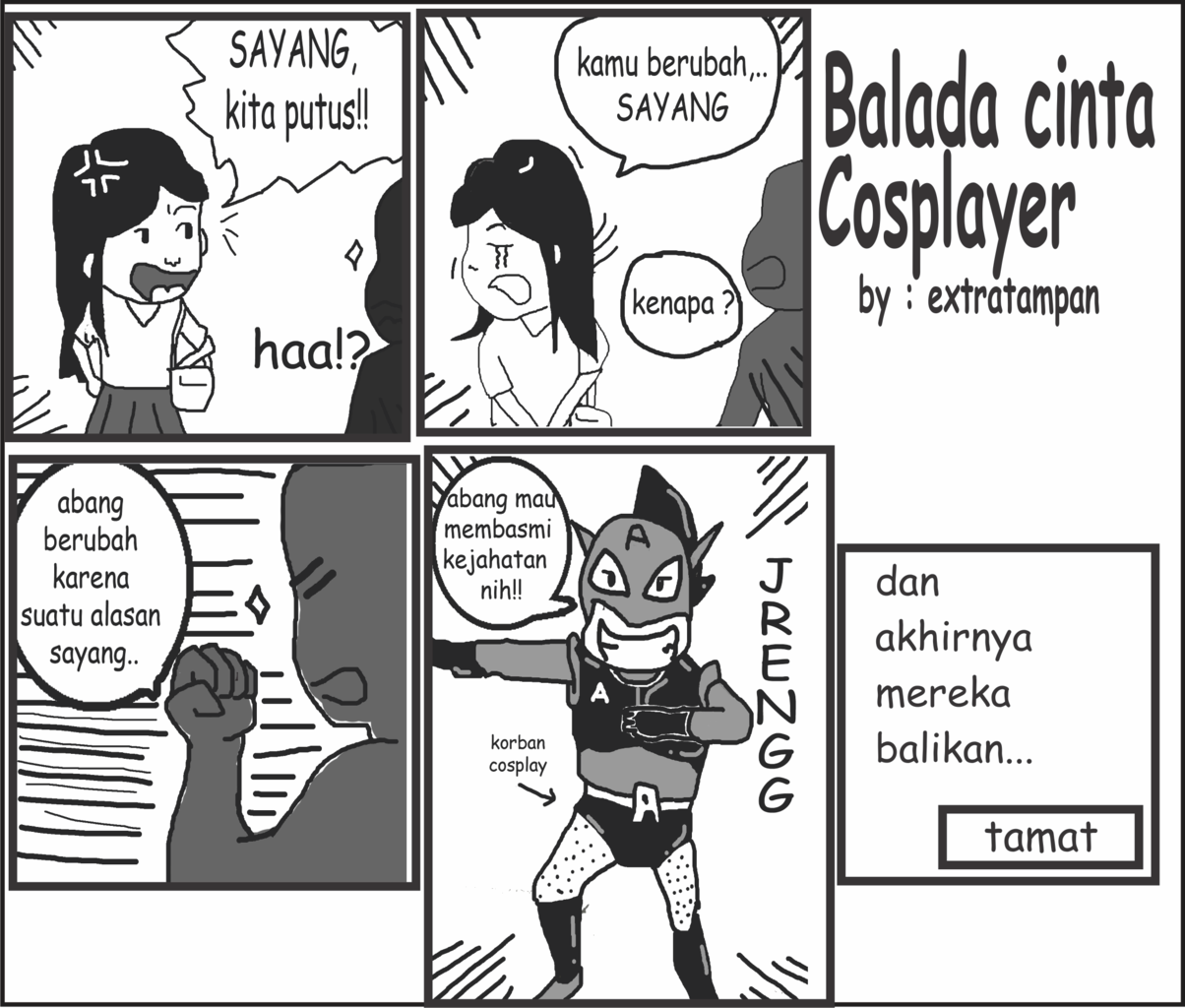 Komik aneh yang tidak lucu, tapi setidaknya yang bikin Tampan 