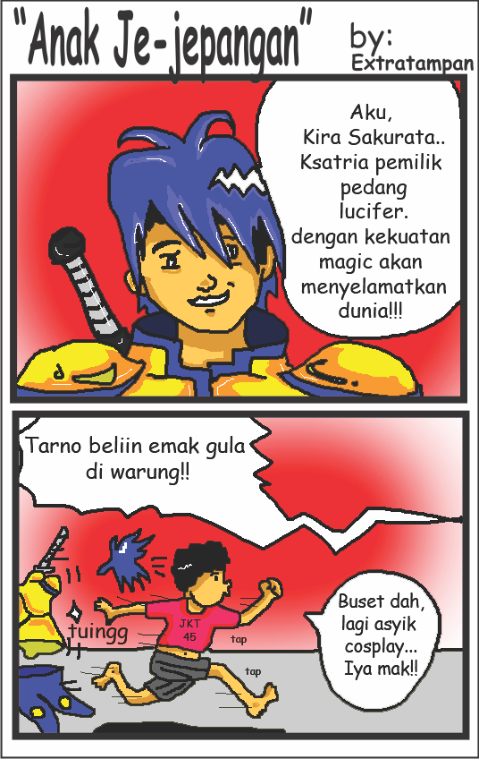 Komik aneh yang tidak lucu, tapi setidaknya yang bikin Tampan 