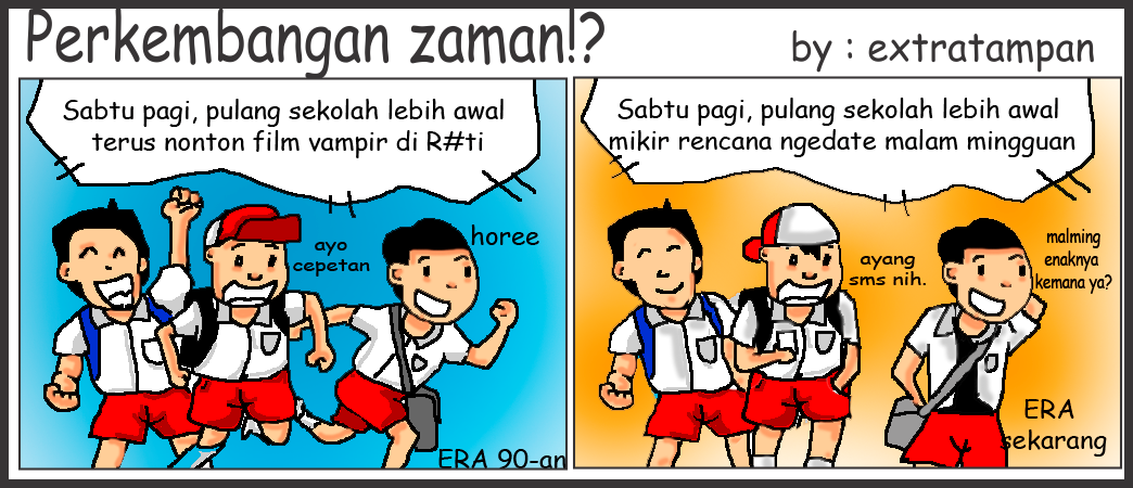 Komik aneh yang tidak lucu, tapi setidaknya yang bikin Tampan 