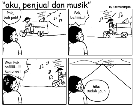 Komik strip absurd bikinan ane gan...masuk..update tiap hari 