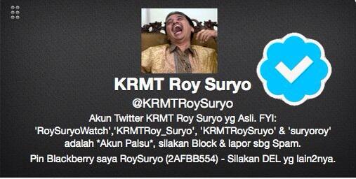 Minta akun Twitter diverifikasi, Roy Suryo jadi candaan netizen
