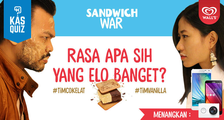 Cokelat vs Vanila, Mana Rasa Favorit Agan di KASQUIZ Sandwich War?