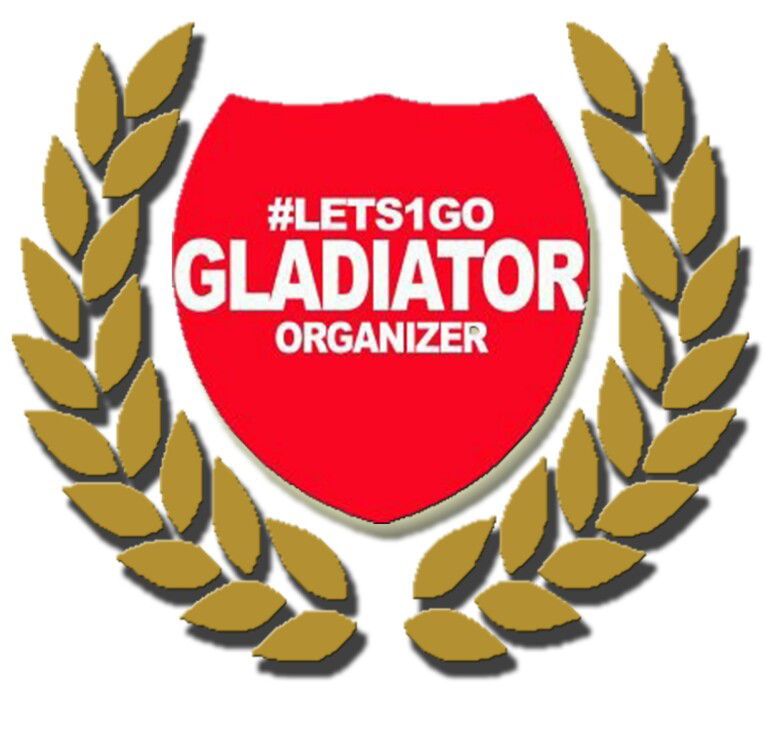 1 st ANNIVERSARY GLADIATOR ORGANIZER ( Lets One Go )