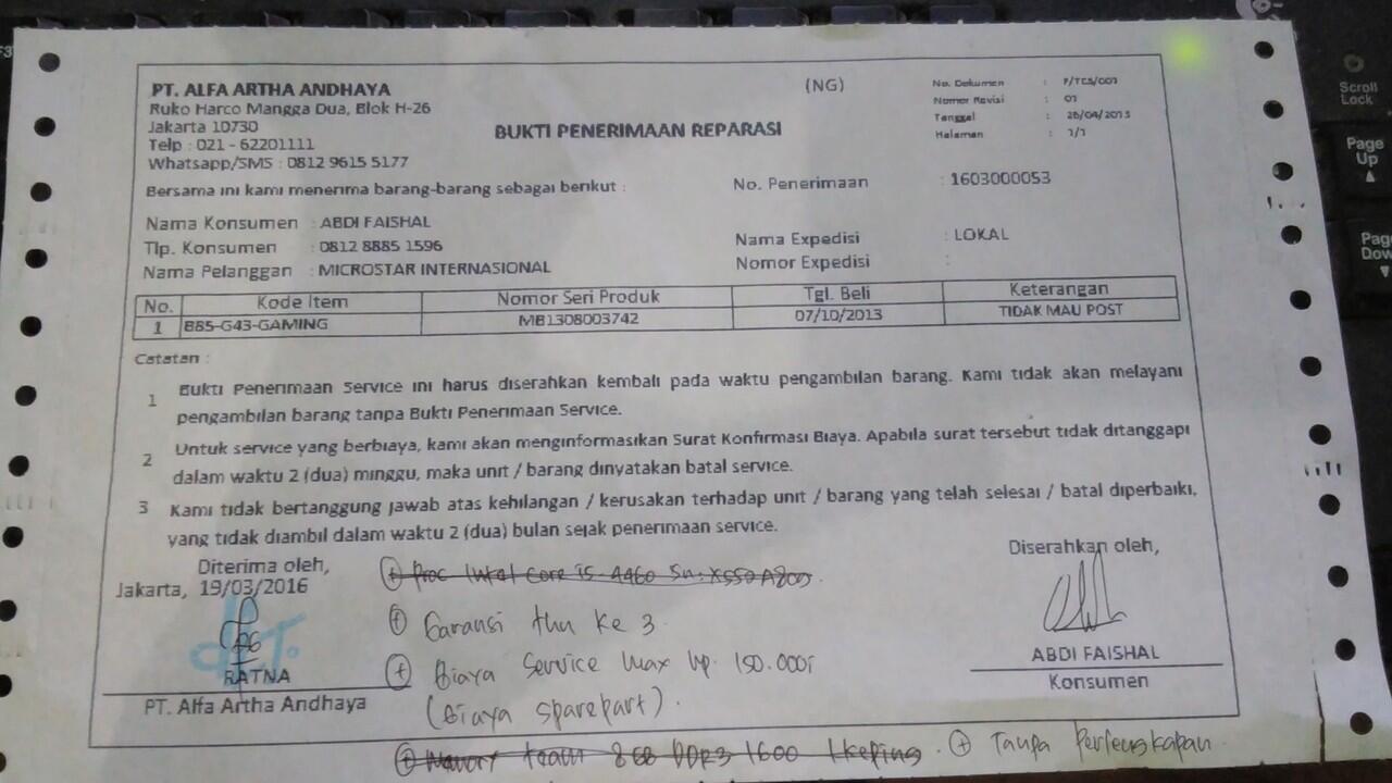 Surat terbuka untuk agan jet.flo &gt; barangnya bermasalah nih gan