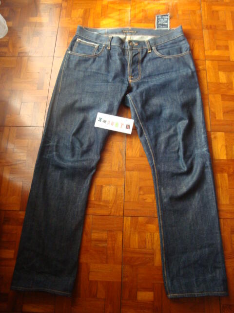 Terjual nudie grim tim selvage not iron heart flat head ...