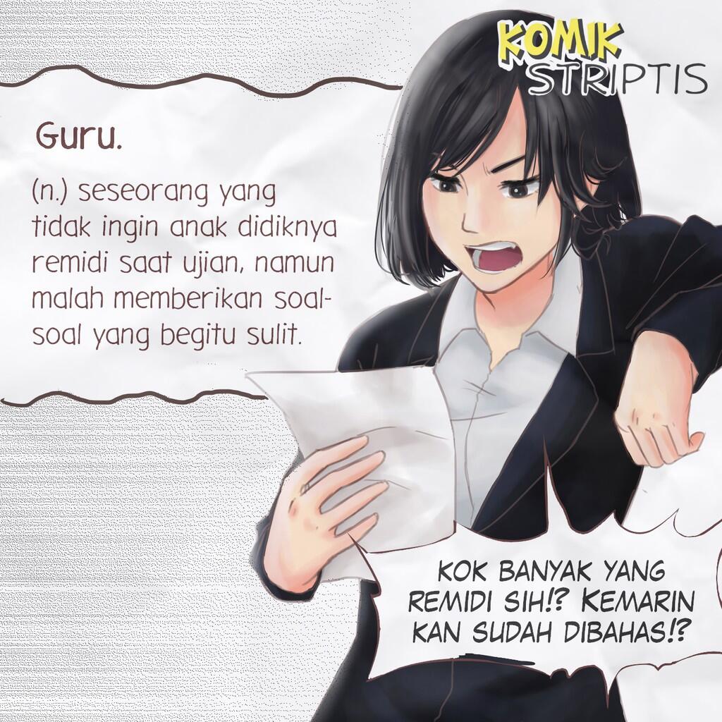 Komik STRIPTIS | Kocaknya masa SMA