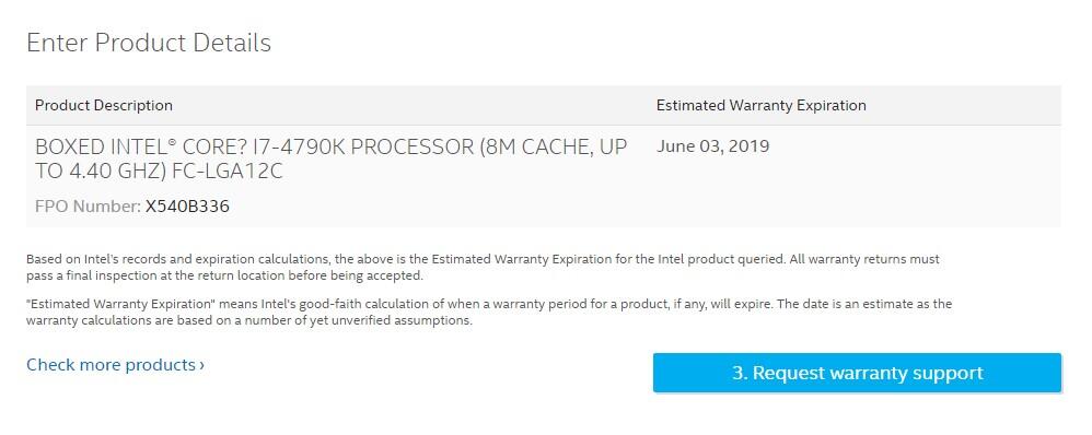 Intel Core i7 4790K BNIB