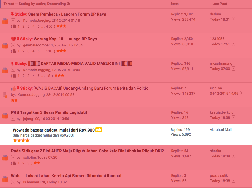 Tiap Buka BP ada Lapak, Kenapa ga diBanned?