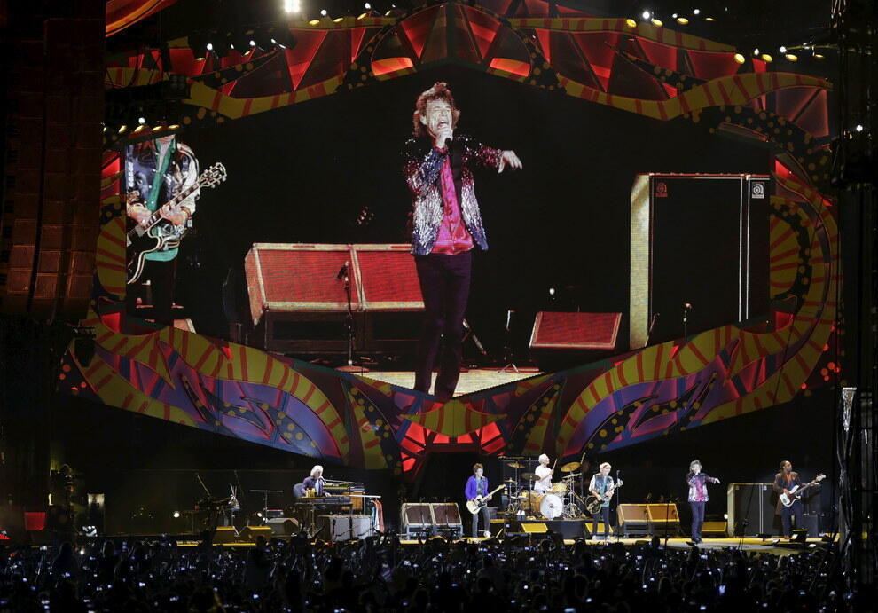 Foto-foto Malam Bersejarah, Konser &quot;The Rolling Stones&quot; di Havana, Kuba