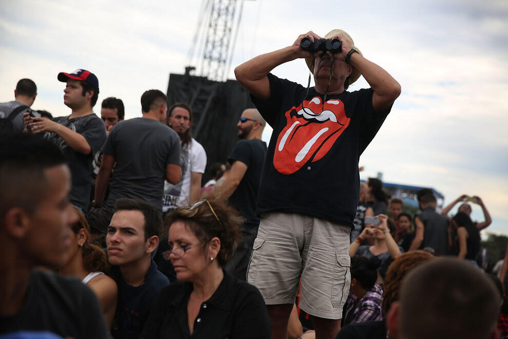 Foto-foto Malam Bersejarah, Konser &quot;The Rolling Stones&quot; di Havana, Kuba