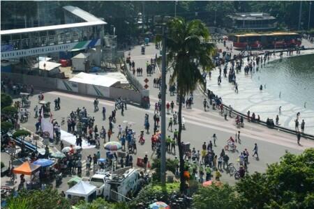 Adhyaksa Tuding Teman Ahok Kampanye di CFD