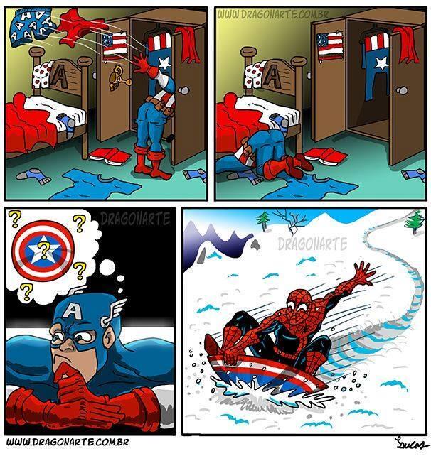 Kumpulan Comic Strip Superhero, Lucu Abis!