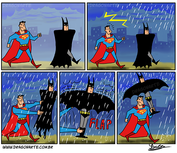 Kumpulan Comic Strip Superhero, Lucu Abis!