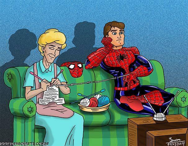 Kumpulan Comic Strip Superhero, Lucu Abis!
