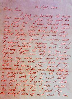 Surat dari Jack the Ripper