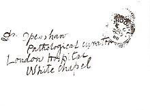 Surat dari Jack the Ripper