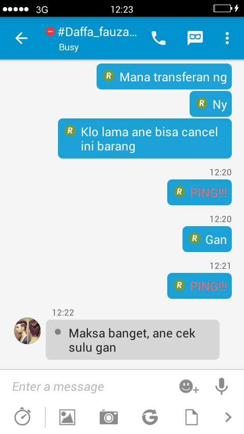 Pembeli Penipu Kelas Teri, Hati - Hati Dengan Orang ini. Untung Ane lebih Smart