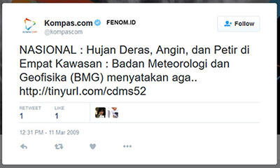 Ini Dia Kicauan Pertama Akun Twitter Media Online dan Televisi di Indonesia