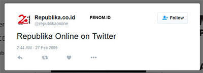 Ini Dia Kicauan Pertama Akun Twitter Media Online dan Televisi di Indonesia