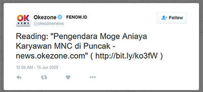 Ini Dia Kicauan Pertama Akun Twitter Media Online dan Televisi di Indonesia
