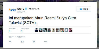 Ini Dia Kicauan Pertama Akun Twitter Media Online dan Televisi di Indonesia