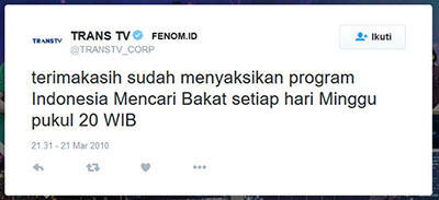 Ini Dia Kicauan Pertama Akun Twitter Media Online dan Televisi di Indonesia