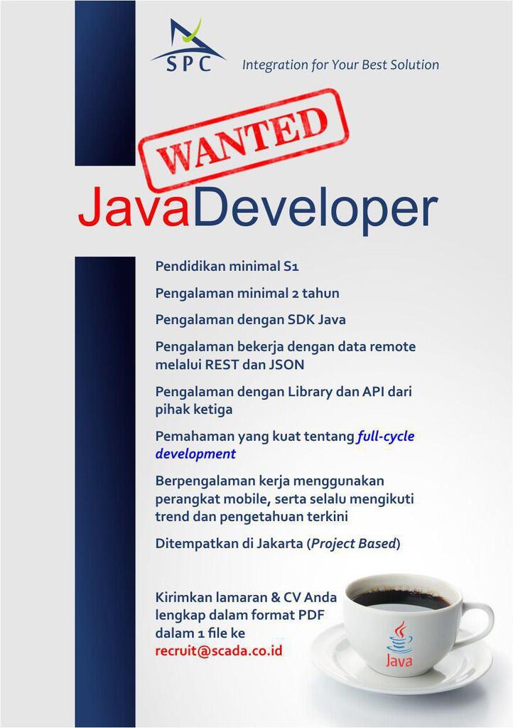 Lowongan Java Developer